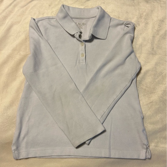 The Children's Place / IZOD Long Sleeve Uniform Pique Polo - Lot of 2 - Picture 6 of 7